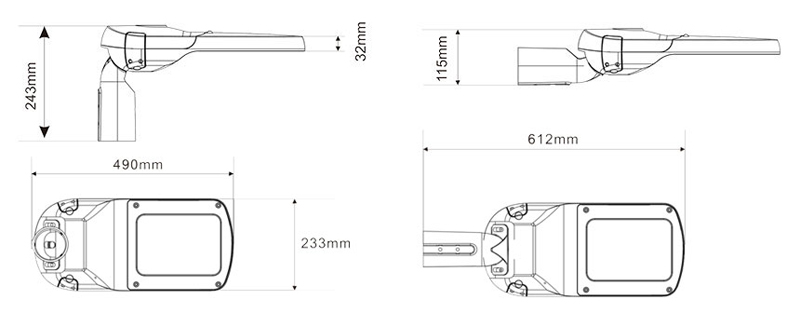 80W LED Road Light