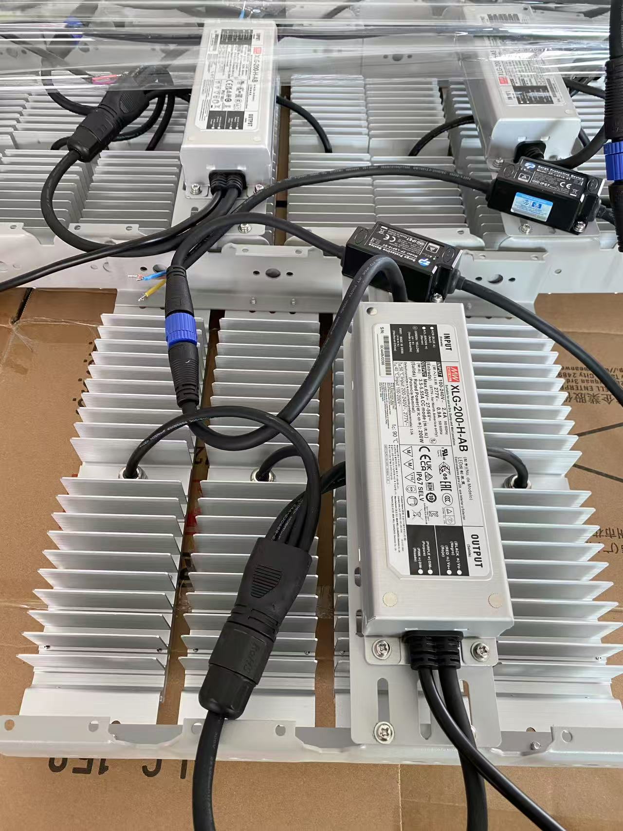 200W LED Tunnel Light Module 150Lm/W Projector Light