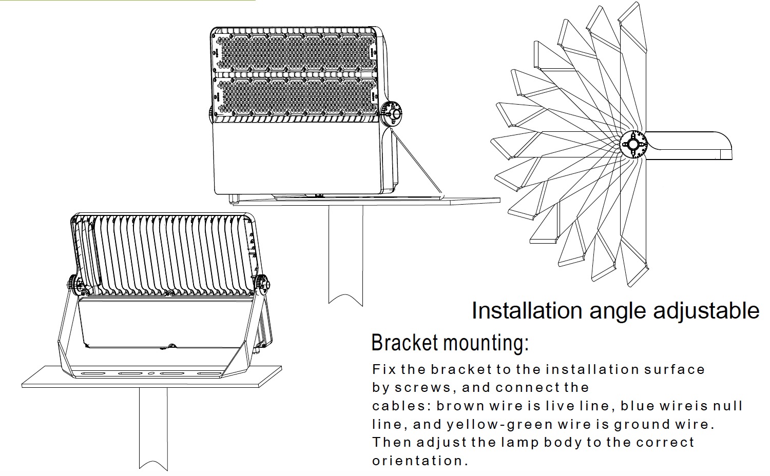 750W LED stadium light