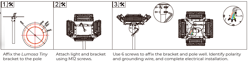 400W LED Softball Field Light