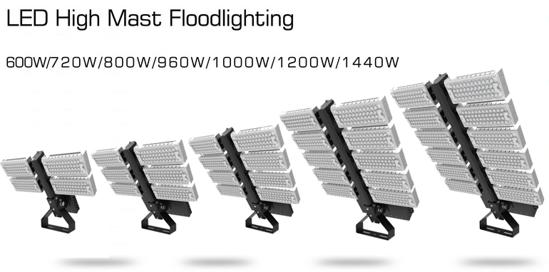 1200W LED Adjustable Flood Light For Tennis Court Lighting