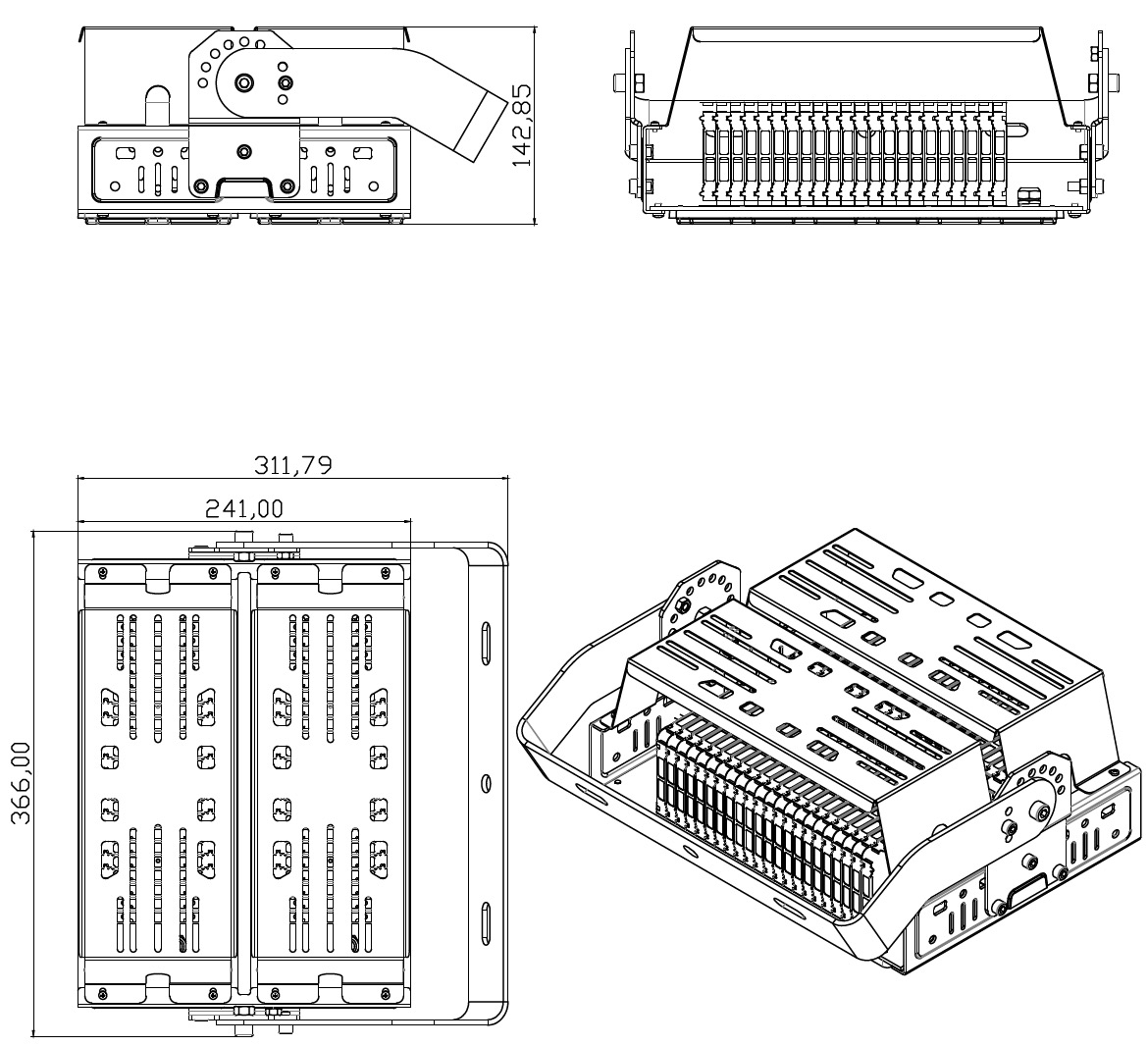 200W LED Tennis Court Light
