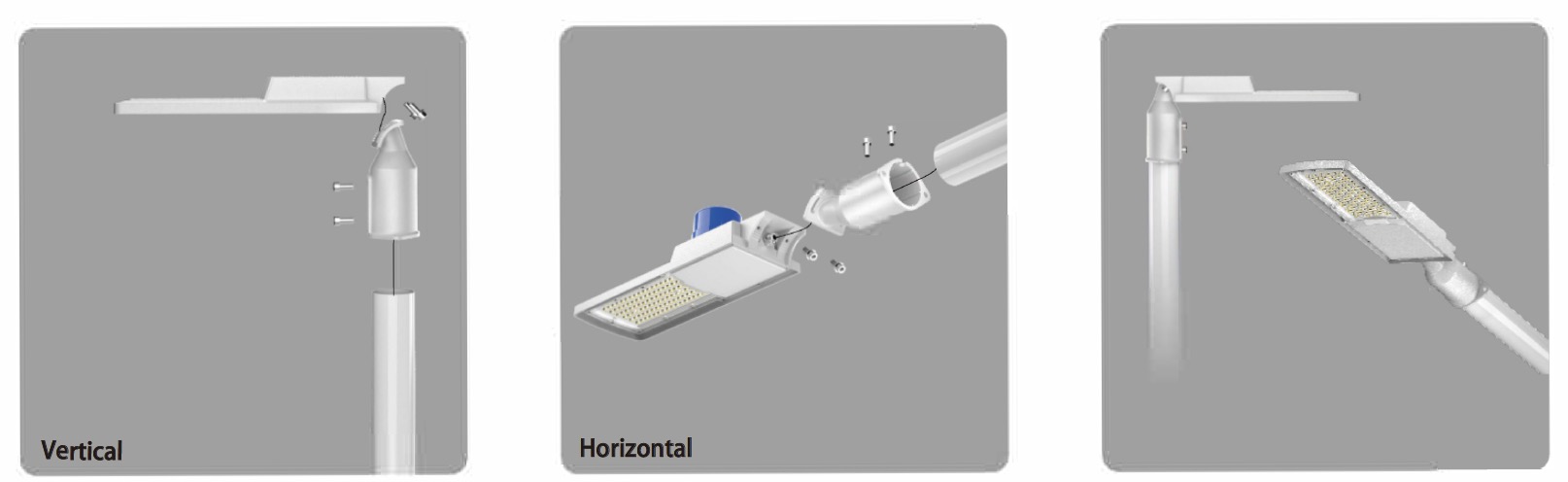 200W LED Street & Rural Roadway Light 180W installations