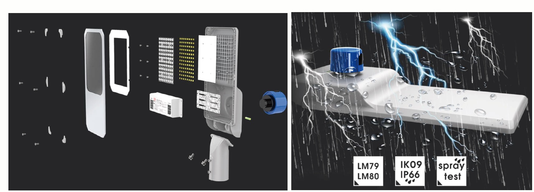 LED Street Lights 120W 150W Manufacturing Of China