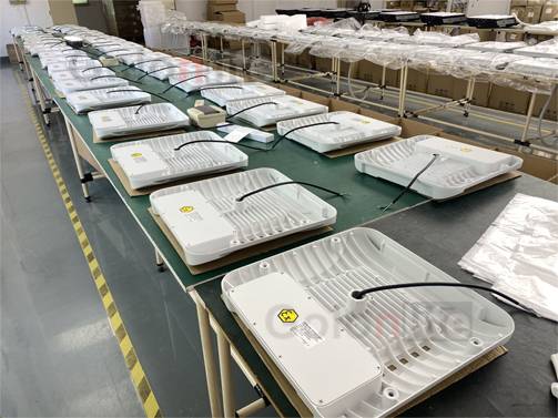 ATEX Approval 100W LED Canopy Gas Station Light Fixtures With Competitive Price