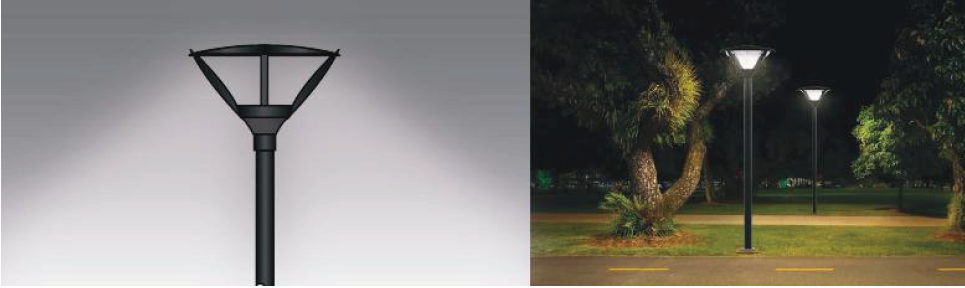 60W led Park post Lantern