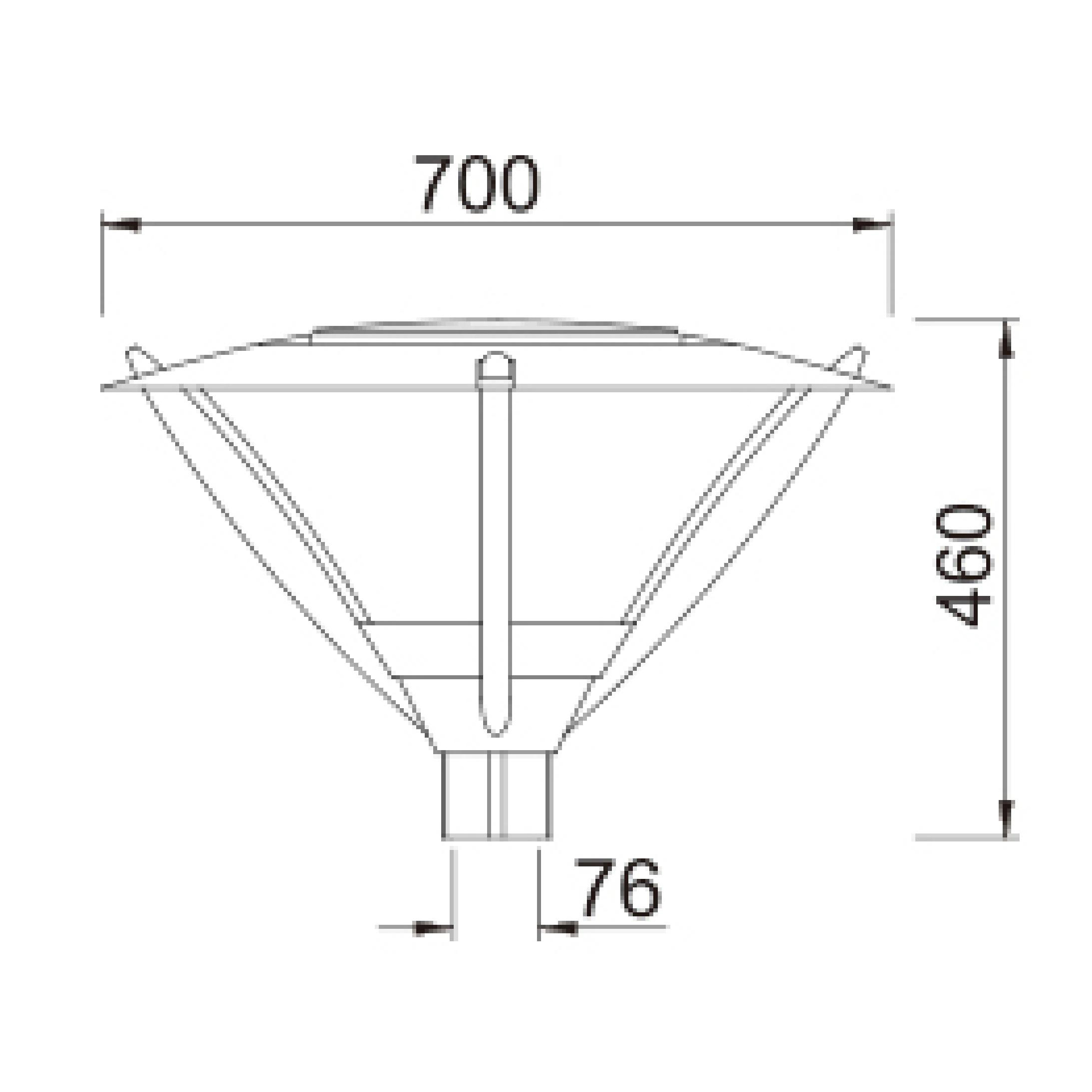 Urban Lamp Post Park Lantern 60W LED Post Top Garden Landscape Light