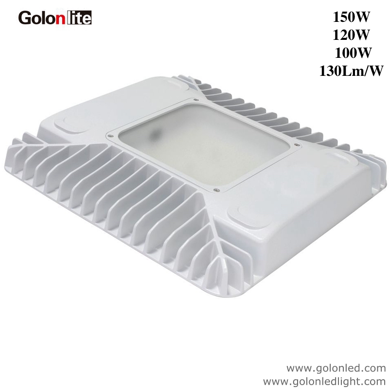 120W Recessed Mounting LED Canopy Lights Fixture 