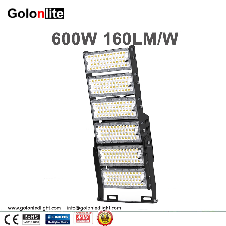 600 Watt LED Modular Stadium Flood Light  For Sport Fields / Football Field