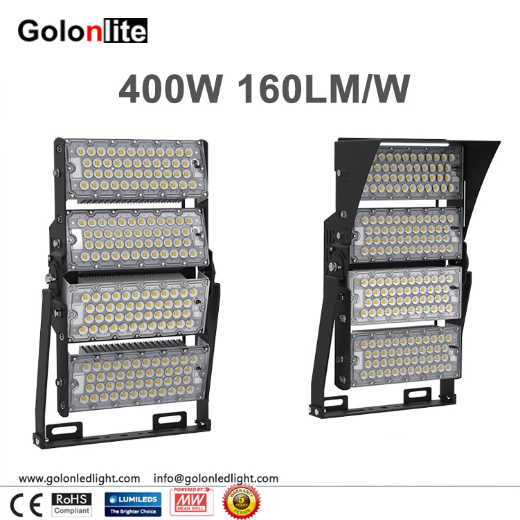 Stadium LED Flood Light 400w 480w LED High Mast Lights For Tennis Courts