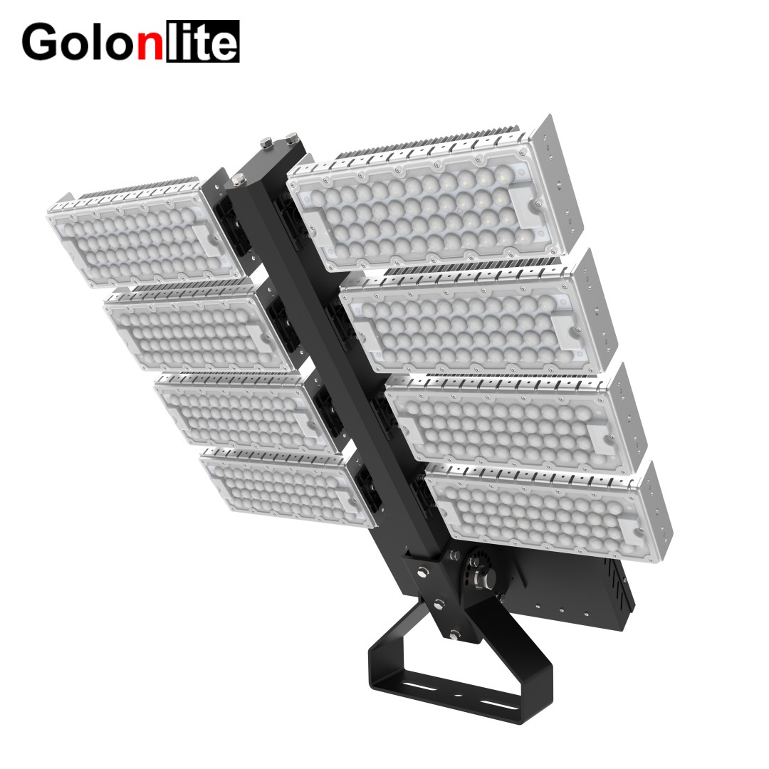800W LED Stadium Floodlight Fixtures 128000Lumens IP65
