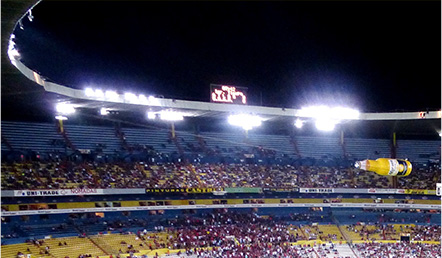 led high mast flood light